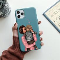 Fashion Family Candy telefono dėklas, skirtas iPhone 11 SE 2020 Super Mom Baby Girl Coque, skirtas iPhone 13 12 Pro Max X XS Max XR 6 7 8 Plus Iphone x Xs