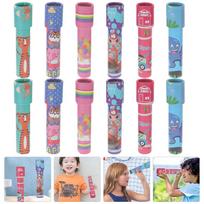 10 Pcs Kaleidoscope Portable Paper Kaleidoscopes Decorative Toys Kids Learning Children Explore The Gift Observe for Funny pink