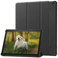 Tablet Protective Case for Fire-HD 10 Foldable Slim Solid Color Shockproof Faux Leather Full Coverage Dormant juoda