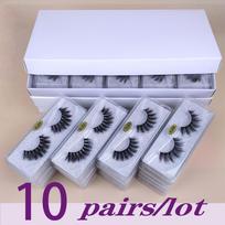 Eyelashes 10/30/50/100 Pairs 3d Mink Lashes Bulk Natural Mink Eyelashes Wholesale False Eyelashes Makeup False Lashes
