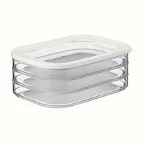 1pcs 3-Layer Leak-Proof Food Storage Set Reusable, Airtight Seal for Deli Meats, Produce & Snacks for Kitchen Organization Solution 1pc balta