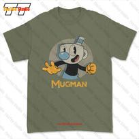 Cuphead PuodelisUnisex Antspaudas Prekės ženklo Marškinėliai M3ZH Unisex Marškinėliai 3XL gray