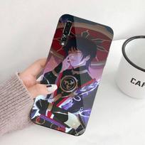 Genshin Impact Phone Case For Huawei P50 P40 P30 P20 Pro Mate 40 30 20 Pro Nova 9 8 7 PC Glass Phone Cover Huawei Nova7 Pro gray