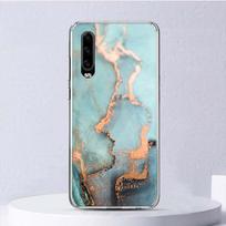 Fashion Geometric Marble Soft Case For Huawei P30 Lite P40 P20 P10 P50 Pro Phone Cover Mate 20 30 40 10 P30Lite Shell Funda Coqu Huawei Mate 20 Pro black