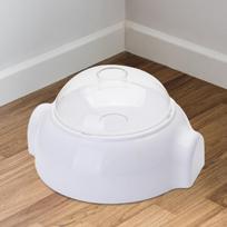 Dog Food Licking Toy, Slow Feeder Treat Dispensing Toy for Dogs L white