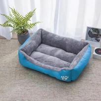 Pet Kennel Candy Color Comfortable and Leisure Pet Kennel Small and Medium-sized Dog Bed Cat Kennel Golden Retriever Dog Kennel 50x40cm gray