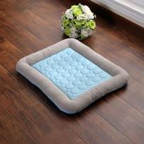 Dog Car Mat Cooling Kennel Dog Cage Mat Cheap Pet Mat Summer S-XL Portable Car Dog Bed Washable Pet Mat 43x33cm white