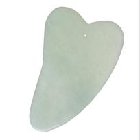 Gua Sha Facial Massage Chinese  Natural Jade Board Scraping Tool žalia