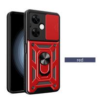Kameros apsauginis dėklas, skirtas OnePlus Nord CE 3 Lite One Plus Ace 2 11R 10T Ace Pro 1 + Nord N30 N20 Armor hibridinis žiedo dangtelis For OnePlus Nord N20 raudona