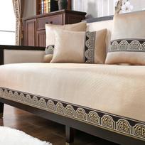 Guyun Sofa Cushion Summer Mat Cool Pad Cushion Summer New Chinese Style Solid Wood Mahogany Sofa Cover 60*60 gray