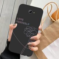 Love Yourself Phone Case For Samsung Note 9 10 20 Plus Pro Ultra J6 J5 J7 J8 Soft Black Phone Cover Galaxy Note20 beige