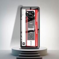 Glass Case For Xiaomi Poco X3 NFC 11 Lite 11T F3 M3 For Redmi Note 11 10 9 8 Pro 10S 9S 9A Phone Cover Vintage Camera Cassette Xiaomi Poco X3 NFC white