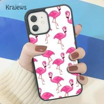 Krajews Gyvūnas Flamingas Minkštas Telefono Dėklas Dangtelis iPhone 14 5 SE 6s 7 8 plius X XR XS 11 12 13 pro max Samsung S21 S22 ultra Samsung S22ultra