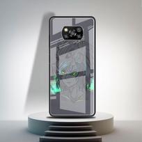 Glass Case For Xiaomi Poco X3 NFC 11 Lite 11T F3 M3 For Redmi Note 11 10 9 8 Pro 10S 9S 9A 9C Phone Cover Anime Demon Slayer Xiaomi Poco X3 NFC gray