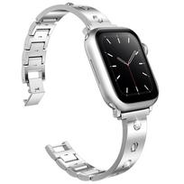 Deimantinė metalinė apyrankė Apple Watch Ultra 49mm apyrankė Correa 38/40mm 42mm 44mm Iwatch series 9 8 7 6 SE 5 41mm 45mm apyrankė moterims 42mm 44mm 45mm 49mm