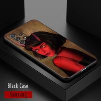 Case For Samsung Galaxy A72 A52 A53 A71 A91 A51 A42 A41 Note 20 Ultra 9 10 Plus 5G Cases Cover Hotter Than Hell Sexy Devil Woman Samsung A91 gray