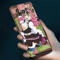 Dėklas Xiaomi Mi Poco X3 NFC X4 Pro F3 M3 C40 F4 GT M5 M4 F1 11 Lite 11T 10T 9T silikoninis telefono viršelis Demon Slayer Art Fundas Mi Poco X4 GT white