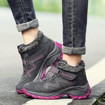 Batai moterims Žieminiai paminkštinti batai Platforminiai prabangūs batai Dygsniuoti aulinukai Moteriški sportbačiai Kariniai batai Botas De Mujer 5.5 pilka spalva