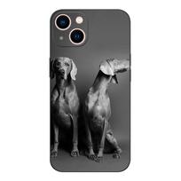 Black tpu Case For Samsung galaxy A6 A8 A9 2018 plus weimaraner Samsung A9 2018 gray
