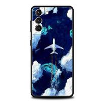 Airplane World Map Travel For Samsung Galaxy S23 S22 S21 S20 FE Ultra 5G Case S10 S10E S9 S8 Plus 10 20 Soft Cover Phone Cases Samsung S20 Plus