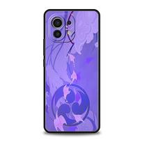 Genshin Impact Logo Phone Case For Xiaomi 13 12 11 Lite 12T 11T 10T 9T Mi Poco X5 M4 M3 X4 X3 Pro F5 F4 F3 GT 5G Black Cover Xiaomi Mi 11 purple
