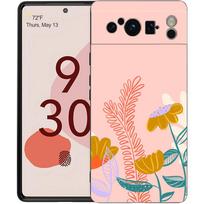 Phone Case For Google Pixel 8 A 7 6 Pro 6A 5G Black Soft Shockproof Back Cover Silicone TPU Shell Cute Cartoon Candy Painted Pixel 8