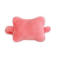 Mouse Wrist Rest Super Soft High Elastic Vibrant Color Wear Resistant Washable Pain Relief Cotton Wearable Ergonomic Laptop Mouse Wrist Pillow rožinė