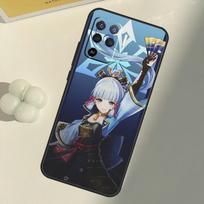 Kamisato Ayaka Genshin Impact Case For OPPO A53 A53S 2020 A5 A9 A31 A52 A72 A94 A74 A54 A83 A91 A93 A16 A15 Back Coque OPPO A91 gray