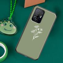 Aesthetic Sage Green Case For POCO F5 X5 X3 Pro X4 F4 GT F3 M5s C40 Cover For Xiaomi 13 12 Lite 11T 12T Pro 12X Xiaomi 13 black