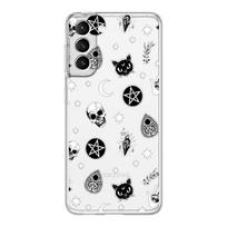 Grim Reaper Skull Skeleton Phone Case For Samsung Galaxy S22 S21 S20 FE Ultra 5G S10 S10E S9 S8 Plus Note 10 20 Soft Clear Cover Samsung S10 white
