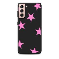 Cute Star Cartoon Case for Samsung Galaxy S23 S22 Ultra S21 S20 FE S9 S10e S10 Lite S8 Plus Soft Black TPU Phone Cover Bumper Samsung S21 Ultra 5G black