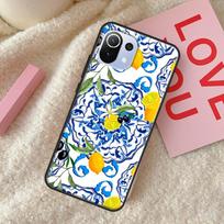 Mediterranean Lemon Case For POCO X5 X3 X4 F5 Pro F3 F4 GT C40 M5s Phone Cover For Xiaomi 13 11T 12T Pro 12 Lite POCO X3 Pro white