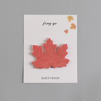 Creative Leaves Sticky Notes Student Message Notepad N Times Stickers Simulation Leaves Sticky Notes Notes geltona