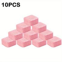 10 vnt tualeto valymo tablečių, tualeto dubenėlių valiklis, putojantis giliai valantis dezodorantas tualetams 10pcs rožinė