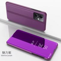 For Poco X5 Pro dėklas prabangus skaidrus veidrodinis magnetinis atverčiamas su stoveliu telefono dėklas skirtas Xiaomi PocoX5 Poco X5 Little X 5 galinis dangtelis For Poco X5 Pro violetinė
