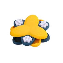 Dog Puzzle Toys Interactive Dogs Toys Provides IQ Training Mental Enrichment Rotatable Treat Dispenser for Puppy Medium Large geltona