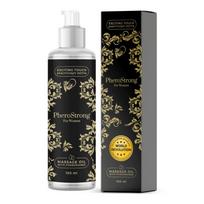 „PheroStrong for Women“ masažo aliejus - sujaudinkite vyrus su feromonais - 100 ml 100 ml