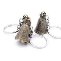 Antikvarinis varpas Kinijos mini skulptūra Pray Guanyin Buddha Bell Shui Feng Bell