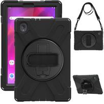 Soft Silicone Protective Case for K10 Tablet - Durable and Anti-Fall Outdoor Cover (10.3 inch) Without Strap (2021) raudona
