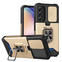 Atraminis dėklas, skirtas Samsung Galaxy A15 5G A25 A35 A55 A14 A34 A54 A13 A33 A53 dangtelis kortelės lizdo žiedo laikiklio verslo pilnos apsaugos dangtelis For Samsung A15 5G