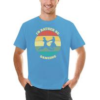Funny I'd Rather Be Lindy Hop Swing Dancing T-Shirt customizeds sweat hippie clothes Men's clothing S juoda