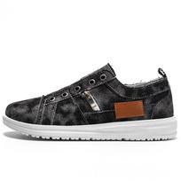 Couple Loafers High-grade Fabric One-step Driving  Wear Men's Retro Single Shoes Plus Size 45 juoda
