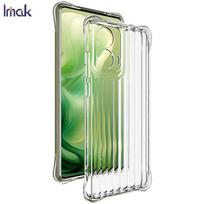 Telefono dėklas Moto G85 5G IMAK smūgiams atsparus minkštas dėklas gofruota tekstūra Moto G85 5G juoda