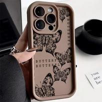 Telefono dėklas, skirtas iPhone 11 13 12 14 15 16 Pro Max 7 8 Plus XR XS Max Samsung A55 S24 S23 A02S Redmi 9 13C 9A 10 A3 OPPO A15S A16 A17 A18 A38 A53 A54 A31 iPhone 16 Pro kava