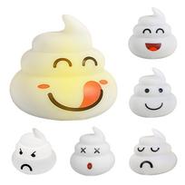 Cute Poop LED Touch Night Light 3 Pack Emotion Night Lamp for Kids Toddler Baby Nursery 3 3 Pack Set 1