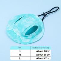 Charm Small Dogs Adjustable Baseball Cap Dog Sunscreen Hat for Small and Medium Dog Dog Hat Pet Hat with Ear Holes Outdoor Sports Hat S žalia