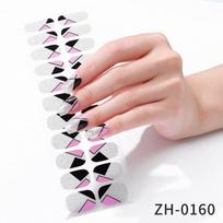 Grožio nagų lipdukų dekoravimas ledo žvaigždės meilės animacinis 5D trimatis nagų dailės lipdukų mišinys white