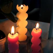 Širdelės formos silikoninė forma Fondantas Žvakė Muilas Pyragas Kepimas Virtuvės reikmenys one size