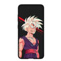 Telefono dėklas, skirtas Samsung Galaxy S24 S23 iPhone 15 14 Xiaomi Redmi Note 13 12 11 8 10 9 Pro Max X XR OPPO A15 Huawei Cartoon Dragon Ball Z Goku dangtelis for iPhone 6S Plus rausvai ruda