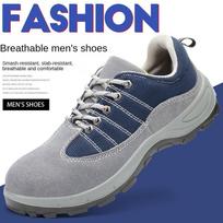 Labor Insurance Shoes, Anti-smashing and Anti-piercing Safety Shoes, Non-slip and Wear-resistant Steel Baotou Labor Insurance Shoes for Men 35